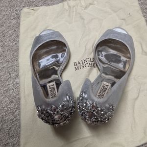 Silver badgley mischka size 8.5
